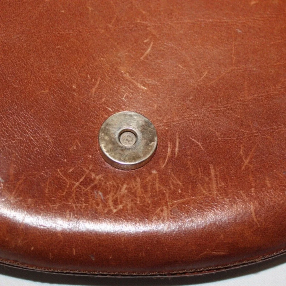 De Vecchi by Hamilton Hodge genuine leather purse Italy brown (no strap)